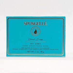 Spongelle Pedi-Buffer w Built-In Cleanser Beach Grass 30+ Uses 3 Oz Exfoliates